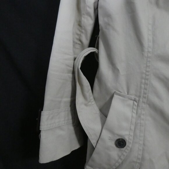 BANANA REPUBLIC | xs - extra small petite | Classic Beige Trench Coat with Belt - Picture 6 of 14